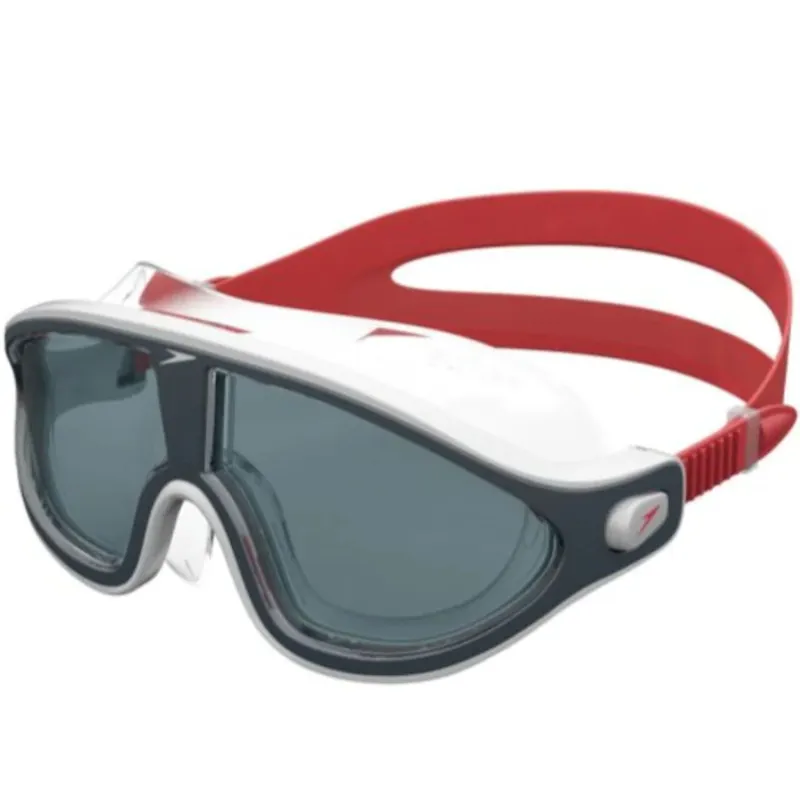 Speedo Biofuse Rift Mask Goggles Red/Grey/Smoke-2